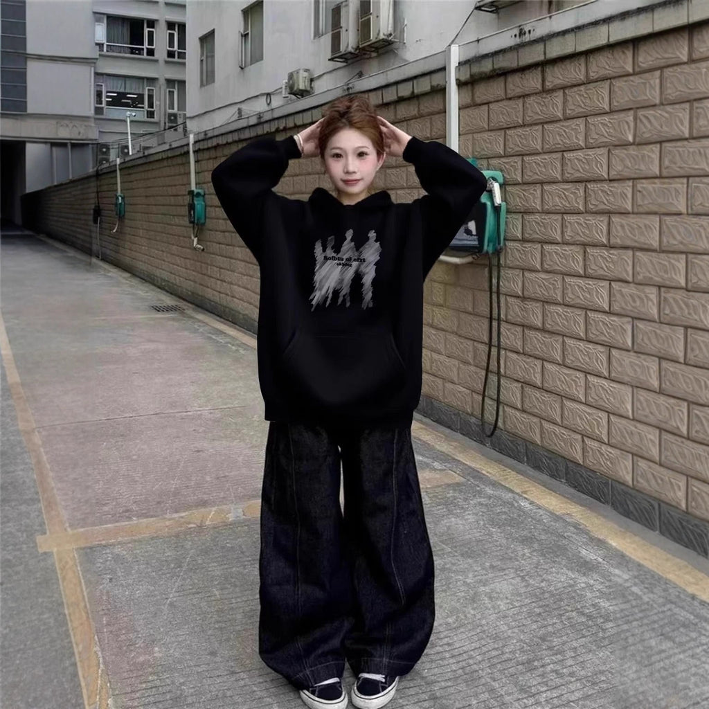 Oversized Sweatshirt for Men and Women – Portrait Print