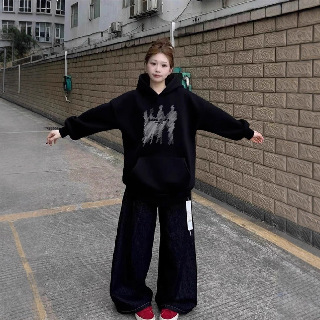Oversized Sweatshirt for Men and Women – Portrait Print