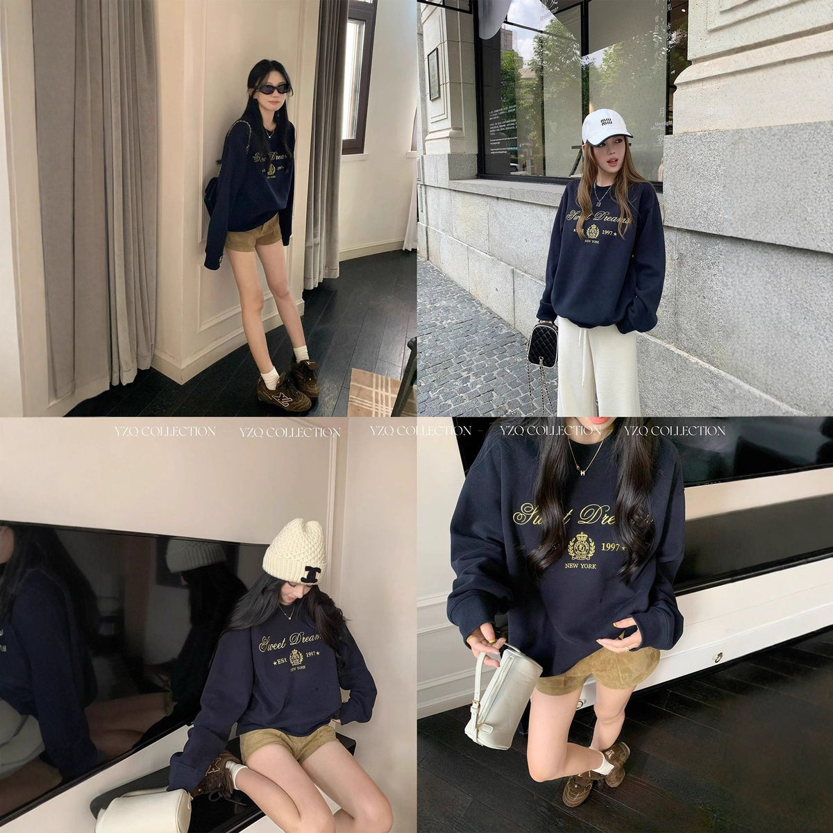 Hoodie, Casual Thick Fleece Warm Vintage Print Sweatshirt