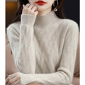 Knitted loose fitting pullover base shirt